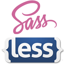 Sass, less